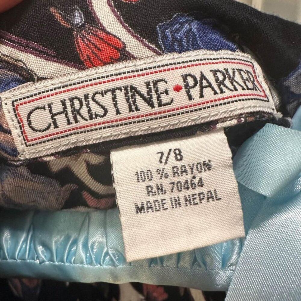 80's Vintage Sz 8 Retro Floral Button Down Mini Dress Summer Christine Parker - Picture 8 of 10